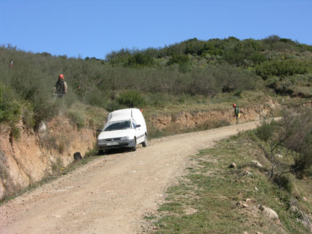 Treballs de manteniment en franges de prevenció d’incendis. Març 2008