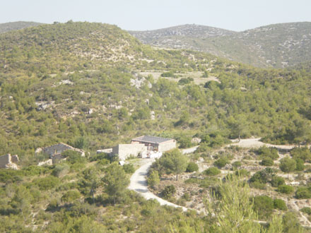 Cobert de Mas Vendrell situat al mig del Parc del Garraf. Setembre 2013