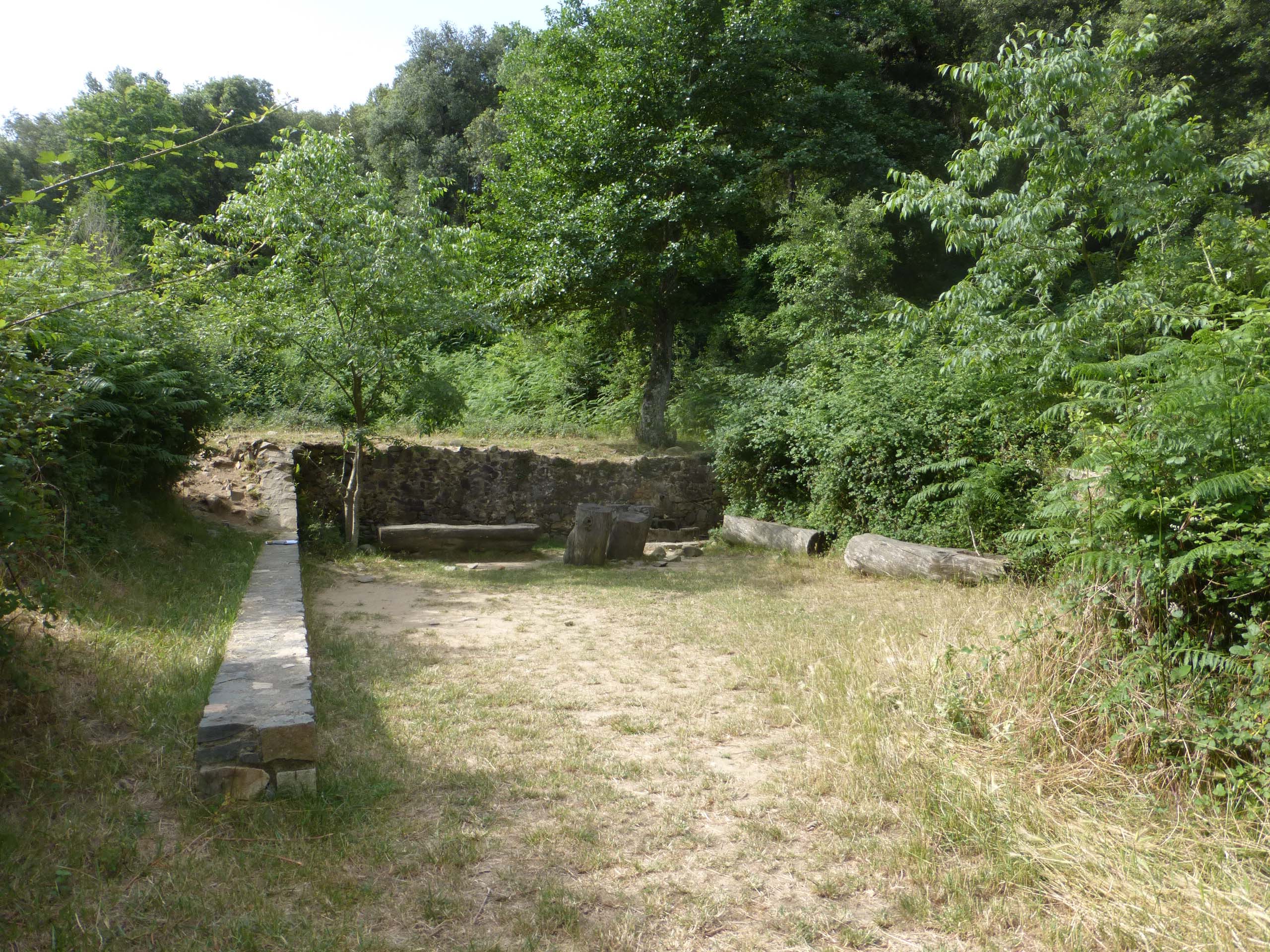 Estat inicial de la Font del Ferro. Maig 2016