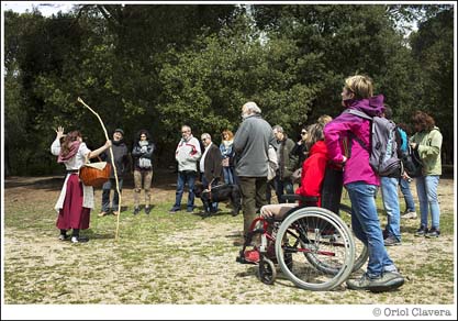 Ruta teatrelitzada “Camins” al parc del Montnegre i el Corredor. Maig 2016