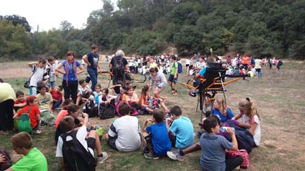 Visita dels escolars al parc del Montnegre i el Corredor. Octubre 2017