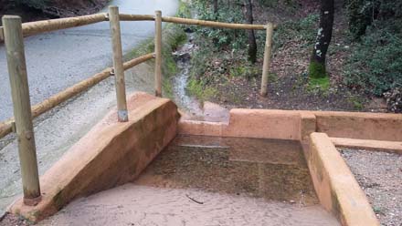 Arqueta de recollida d’aigua pluvial per a basses. Febrer 2017