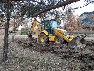 Treballs de condicionament d’aparcament. Desembre 2019