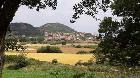 Vista general del pla de l’Estany des del camí ral ramader. Juliol 2019