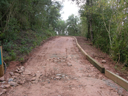 Estat del camí a adaptar a l’inici de les obres. Desembre 2005