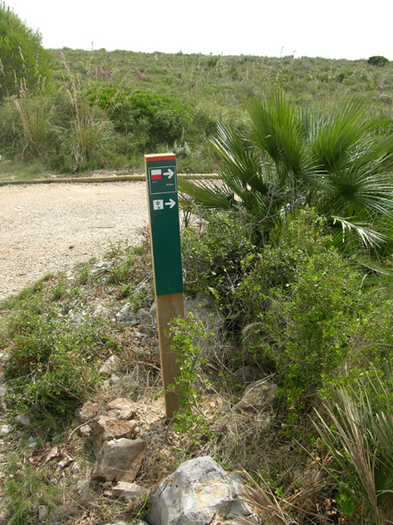 Senyalització de l'itinerari. Setembre 2007