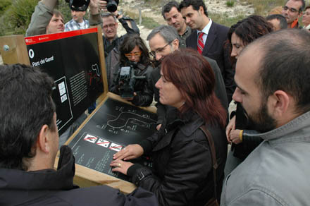 Inauguració de l'itinerari el 31 d'octubre 2007